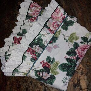 Waverly Pleasant Valley Flat Ruffled Bed Sheet 78x99"